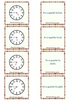 Vorschau - Spiele - What time is it? Finde Paare viertel vor - Seite 1