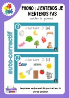 Aperçu - Apprentissages en autonomie - Atelier j'entends / je n'entends pas - Page de couverture