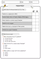 Vorschau - Arbeitsblätter - Podiatrist Jobs Englisch Leseverstehen mit Richtig-Falsch-, Multiple-Choice- und Offenen Fragen (Englisch Arbeitsblatt) - Seite 2