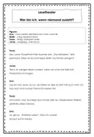 Vorschau - Spiele - Paket Lesetheater / Rollenspiele: Leseförderung durch betontes Lesen (Sek I, Klasse 7-10, DaZ-geeignet) - Seite 1