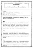 Vorschau - Spiele - Lesetheater / Rollenspiel zu Cybermobbing & Verantwortung (Klasse 7-10) - Deckblatt