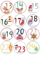 Προεπισκόπηση - Flashcards - ADVENT CALENDAR - CHRISTAMS COUNTDOWN LABELS | ΕΤΙΚΈΤΕΣ ΑΝΤΊΣΤΡΟΦΗΣ ΜΈΤΡΗΣΗΣ ΧΡΙΣΤΟΥΓΕΝΝΑ - Σελίδα 2