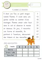 Aperçu - Texte - Fichier lecture fluence fin de CP - Page 1