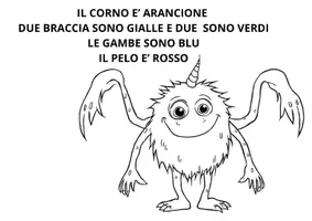 anteprima - Altro tipo di materiale - PRIME LETTURE. COLORA I MOSTRI COME INDICATO. - Pagina 3