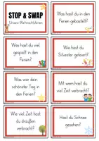 Vorschau - Stationenlernen - Ferienerzählung Weihnachtsferien Stop and Swap - Seite 2