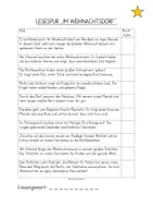 Vorschau - Arbeitsblätter - Lesespur - Im Weihnachtsdorf (2-fach differenziert) - Seite 2