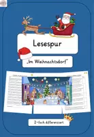 Vorschau - Arbeitsblätter - Lesespur - Im Weihnachtsdorf (2-fach differenziert) - Deckblatt