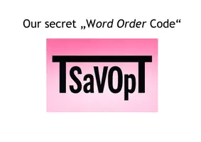 Vorschau - Arbeitsblätter - word order / syntax / Satzbau / Wortstellung - Arbeitsblatt und "Secret Code" - Seite 3
