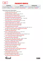 Aperçu - Feuilles d'exercices - PRESENT SIMPLE – Worksheet (Order the Sentences) - Page 2