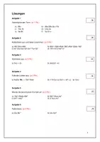 Vorschau - Klassenarbeiten - Mathearbeit Klasse 8 - Terme und Gleichungen - Seite 2