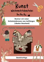 Vorschau - Mal- und Bastelvorlagen - Bastelidee für die Weihnachtszeit: Rentier - Deckblatt