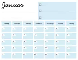 Vorschau - Lehrwerke/Schulbücher - Kalender 2026 tafelmaterial zum Ausdrucken - Seite 1