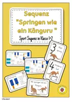 Vorschau - Stundenentwürfe - Sportsequenz Springen wie ein Känguru - Deckblatt