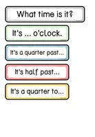 Vorschau - Präsentationen/Tafelbilder - What time is it? Tafelmaterial für Englisch - Seite 3