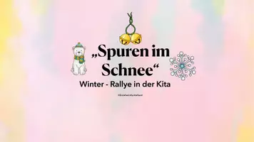 Vorschau - Stationenlernen - Winter-Ralley in der Kita - Deckblatt