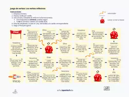 Vorschau - Spiele - Materialpaket "Los verbos reflexivos" – Einführung, Lernvideo, Übungen & Würfelspiel I 3fach differenziert - Seite 1