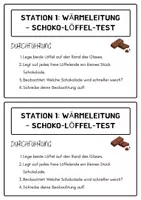 Vorschau - Arbeitsblätter - Versuche: Wärmeleitung/ Wärmeströmung/ Wärmestrahlung - Seite 1