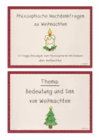 Vorschau - Bildkarten - Philosophieren mit Kindern - 31 Gesprächskarten zu Weihnachten - Seite 3