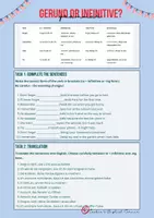 Vorschau - Arbeitsblätter - The Gerund – Complete Grammar Bundle - Deckblatt