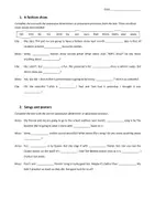 Vorschau - Arbeitsblätter - Possessive determiner or possessive pronoun? Übersicht - Übung - Test - Seite 1