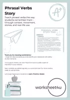 Vista previa - Juegos / Gamificación - Phrasal Verbs Story Differentiated - Portada