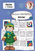 Vorschau - Arbeitsblätter - Rechenmalblätter Winter | ZR 10 | Klasse 1 - Deckblatt