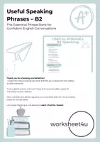 Vista previa - Refuerzo / NEE / Materiales de apoyo - Useful Phrases B2 Speaking - Portada