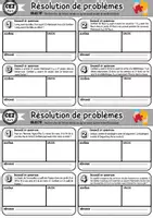 Aperçu - Feuilles d'exercices - Fiches résolution de problèmes CE2 périodes 1 à 3 - Page 2