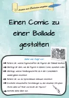 Vorschau - Arbeitsblätter - kreativ mit Balladen umgehen - Seite 1