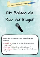 Vorschau - Arbeitsblätter - kreativ mit Balladen umgehen - Seite 3
