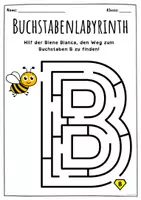 Vorschau - Arbeitsblätter - Buchstabenlabyrinth A–Z – Labyrinthe in Buchstabenform! - Seite 2