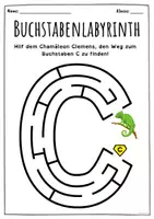 Vorschau - Arbeitsblätter - Buchstabenlabyrinth A–Z – Labyrinthe in Buchstabenform! - Seite 3