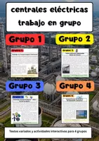 Vista previa - Unidades / Secuencias / Situaciones de Aprendizaje - Energía Centrales eléctricas Trabajo en grupo: energías renovables, centrales eléctricas fósiles y red eléctrica - Portada