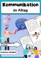 Vorschau - Arbeitsblätter - Kommunikation im Alltag: Kommunikationsstrategien - Deckblatt