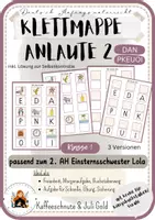 Vorschau - Spiele - Klettmappe Anlaute (2) DANKEOUIP Einsternsschwester Lola 2 - Deckblatt