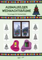 Vorschau - Mal- und Bastelvorlagen - Materialpaket Ausmalbilder für Window Color + Öltechnik (Kunstunterricht) - Seite 1