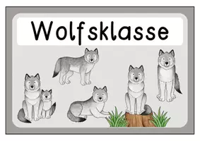 Vorschau - Poster - Türschilder - Wolfsklasse - Seite 1