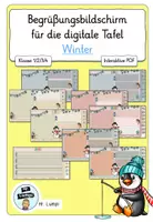 Vorschau - Arbeitsblätter - Bundle Digitale Startbildschirme für die Tafel – neutrale Motive - Seite 1