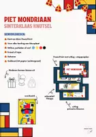 Voorbeeld - Piet Mondriaan Sinterklaasknutsel - Voorblad