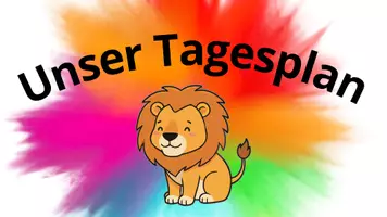 Vorschau - Poster - Löwenklasse Materialpaket: Tagesplan, Fächerkarten, Dienste - Seite 1