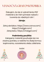 Náhľad - Vianočná grafomotorika a omaľovánky - strana 2