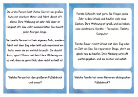 Vorschau - Test - Ökologischer Fußabdruck – Vergleich und Reflexion im Grundschulunterricht - Deckblatt