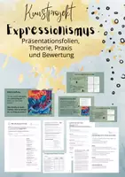Vorschau - Unterrichtsreihen - Expressionismus - Theorie & Praxis - Reihe - Kunstprojekt - Deckblatt