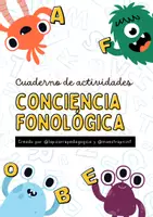 Vista previa - Unidades / Secuencias / Situaciones de Aprendizaje - Cuaderno de Actividades de Conciencia Fonológica. - Portada