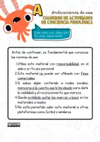 Vista previa - Unidades / Secuencias / Situaciones de Aprendizaje - Cuaderno de Actividades de Conciencia Fonológica. - página 1