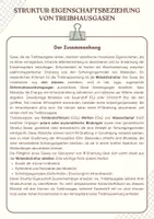 Vorschau - Arbeitsblätter - Struktur Eigenschaft Treibhausgase - Seite 1