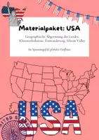 Vorschau - Unterrichtsreihen - Materialpaket USA - Silicon Valley, Einwanderung, Klima - Deckblatt