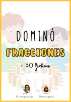 Vista previa - Juegos / Gamificación - Dominó fracciones (+30 tarjetas) - Portada