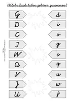 Vorschau - Arbeitsblätter - Buchstaben zuordnen (VAS, differenziert, interaktiv) - Seite 2