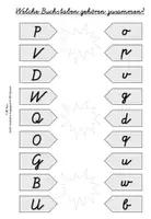Vorschau - Arbeitsblätter - Buchstaben zuordnen (VAS, differenziert, interaktiv) - Seite 3